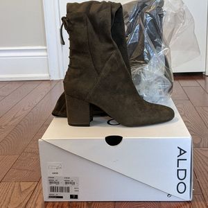 Also ADESSI knee high boots size 7